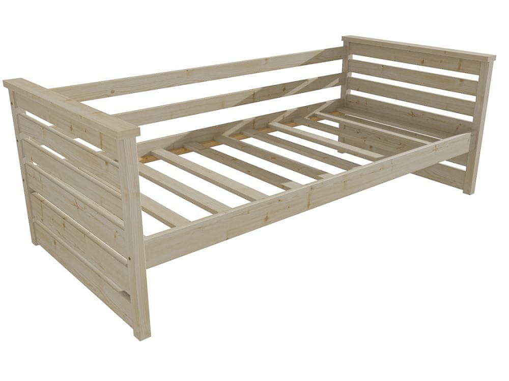 eoshop Detská posteľ M 003 NEW* (Rozmer: 70 x 160 cm, Farba dreva: surové drevo)